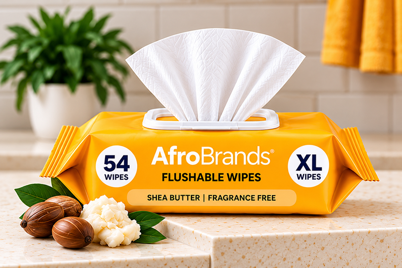 Shea Butter Wipes - 2 Pack