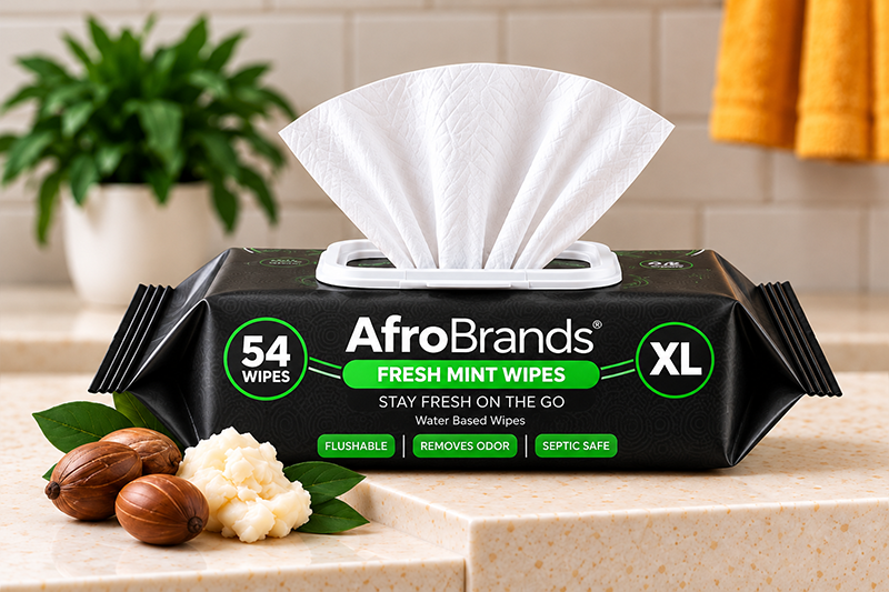 Fresh Mint Wipes - 2 Pack